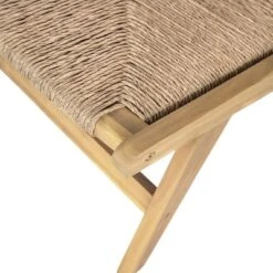 Christopher Knight Home Karla Outdoor Rustic Acacia Wood And Rattan Armless Lounge Chair (Set Of 2) -Ckhome2u Store GUEST bc217afb 39fb 425b bd30 11a6a4b2a785