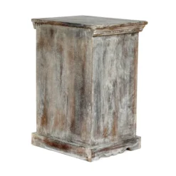 Tijeras Handcrafted Boho Mango Wood Nightstand Distressed White - Christopher Knight Home -Ckhome2u Store GUEST bc3096f4 0521 42e1 a7b2 b21d0e5710b1
