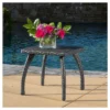 Honolulu Wicker Patio Accent Table - Gray - Christopher Knight Home -Ckhome2u Store GUEST bd0e33b6 de22 4e6c aa04 8b9bc1aa57ad