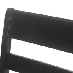 2pc Benner Farmhouse Upholstered Wood Counter Height Barstools Black - Christopher Knight Home -Ckhome2u Store GUEST bd783af8 94aa 4b61 ad87 43c8c8920d78