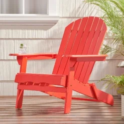 Malibu Outdoor Acacia Wood Adirondack Chair Red - Christopher Knight Home -Ckhome2u Store GUEST be6ac285 7fbd 4082 9d56 11c8b7c90de4