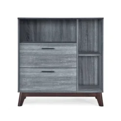 Rattler Mid-Century Modern 2 Drawer Cabinet - Christopher Knight Home -Ckhome2u Store GUEST bf1fbd25 8b91 4bed b1cf 37f525f9cb08