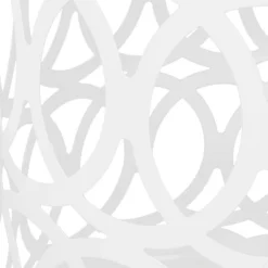 2pk Mellie Outdoor Round Iron Side Tables White - Christopher Knight Home: Elegant Cut Design, No Assembly Required