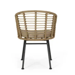 Randy 2pk Outdoor Wicker Chairs With Cushions - Light Brown/Beige - Christopher Knight Home -Ckhome2u Store GUEST c00bffae 9ef4 4875 9d1c 0084d7d6bc5e