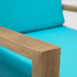 Santa Ana 2pk Acacia Wood Club Chairs: Weather-Resistant With Polyester Cushions - Christopher Knight Home -Ckhome2u Store GUEST c1ee2748 e4ec 4f36 a8ad 46c16a584aa3