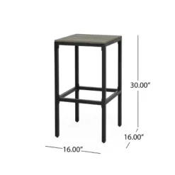 Christopher Knight Home Elkhart Outdoor Modern Industrial Acacia Wood 5 Piece Bar Set -Ckhome2u Store GUEST c5ec6921 bb5d 413b bab1 cdd8689653dc