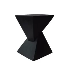 Twisted Hourglass Outdoor Accent Table, Lightweight Concrete Patio End Table For Outside Use, Patio Side Tables -Christopher Knight Home -Ckhome2u Store GUEST c5f95627 6e01 4a7f 81c2 ef6855b24951