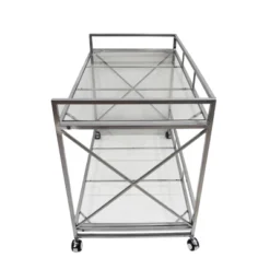 Ignatius Industrial Modern Bar Cart Silver - Christopher Knight Home 9 Ignatius Industrial Modern Bar Cart Silver - Christopher Knight Home -Ckhome2u Store GUEST c74d1628 58c4 46a8 bc14 f1c0f418aae9