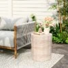 Christopher Knight Home Gina Modern Outdoor Cylinder Travertine Lightweight Concrete Side Table -Ckhome2u Store GUEST c74dffe4 eff1 497a 8bd3 02ad39043853