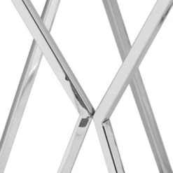 Cowger Rustic Glam Handcrafted Mango Wood Side Table Walnut/Polished Nickel - Christopher Knight Home -Ckhome2u Store GUEST ca4d2537 db5c 4a53 8287 1517815841d3