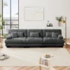 Christopher Knight Home Coral 134" 3-Seater Sectional Sofa Chenille Upholstered Furniture For Living Room -Ckhome2u Store GUEST cbe75d77 abe9 479c 9888 8a0f5120de25