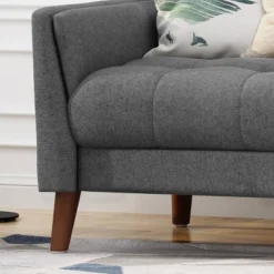 Candace Mid Century Modern Loveseat Dark Gray - Christopher Knight Home -Ckhome2u Store GUEST cc6b8d49 eb2f 4e37 b808 7dfc8292f099
