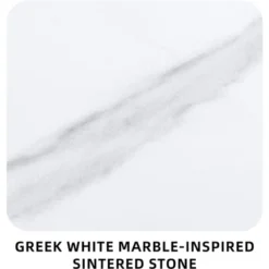 Christopher Knight Home Esther 35.4'' Square Aluminum Bar Table With Marble-Inspired Sintered Stone Top -Ckhome2u Store GUEST cda31445 8292 4a72 9a45 55d670510e4b