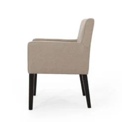 Mcclure Contemporary Upholstered Armchair Taupe/Espresso - Christopher Knight Home -Ckhome2u Store GUEST cddb8acc 0320 4731 b25d 959106687964
