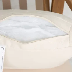 Christopher Knight Home Fraser Patio Slat Design Acacia Wood Club Chair With Cushion, Beige/Light Teak -Ckhome2u Store GUEST d132806c 3ed5 4db9 a272 0d7d5b63f95c