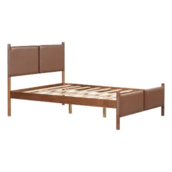 Christopher Knight Home Candace Queen Wood Platform Bed With Faux Leather Headboard -Ckhome2u Store GUEST d163cc35 c7e6 4ebd ad82 5a29f07a79e8