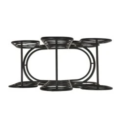 Ferrat Modern Industrial 13 Bottle Tabletop Cactus Wine Rack Black - Christopher Knight Home -Ckhome2u Store GUEST d468f08a 381b 4138 bd5d 49318391c3f1