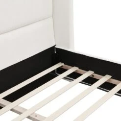 Christopher Knight Home Octavia Modern Upholstered Bed With Tall Headboard, White -Ckhome2u Store GUEST d79349c8 9bf2 479e 9835 b78016d215d8