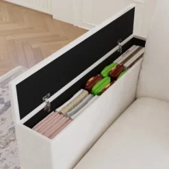 Christopher Knight Home Bruno Convertible Chenille 97'' Corner L-Sectional Sofa With Armrest Storage -Ckhome2u Store GUEST d8137801 4127 493d bb69 3e8170e2a76c