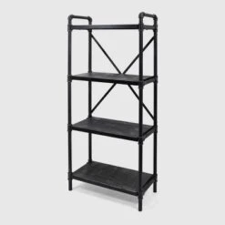 Greenwood Industrial Iron Four Shelf Bookcase - Christopher Knight Home 11 Greenwood Industrial Iron Four Shelf Bookcase - Christopher Knight Home -Ckhome2u Store GUEST d8d4f6b2 07be 4579 81ca 39432b0ca1ab