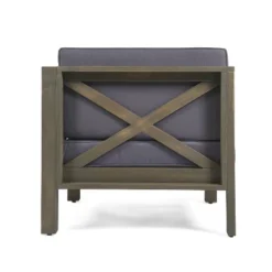 Christopher Knight Home Keith Outdoor Acacia Wood 8 Seater Sectional Sofa Chat Set With Cushions -Ckhome2u Store GUEST d921f120 6a7b 41ff 9aaa c200d0969382