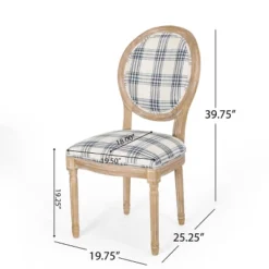 Set Of 2 Phinnaeus French Country Fabric Dining Chairs - Christopher Knight Home -Ckhome2u Store GUEST da403032 fb7f 412c b77c e4bcdec8d427