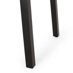 Pointe Outdoor Modern Industrial Aluminum Rectangle Dining Table - Gray/Matte Black - Christopher Knight Home -Ckhome2u Store GUEST db462b33 e929 4f45 942b 0db9a1cdc3ef