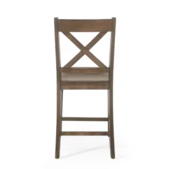 2pc Emory Farmhouse Upholstered Wood Counter Height Barstools - Christopher Knight Home -Ckhome2u Store GUEST dbd0f3df 94fb 4707 8ac4 d2a81500bfb7