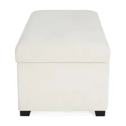 Christopher Knight Home Kalysta Contemporary Rubberwood Upholstered Rectanglar Storage Ottoman -Ckhome2u Store GUEST dbe79dd2 ac87 4b51 88dc df52d87cee1d