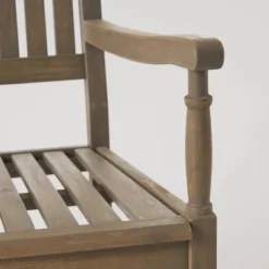 Arcadia 2pc Acacia Wood Rocking Chair And Side Table Set Gray - Christopher Knight Home -Ckhome2u Store GUEST dbf5f0b0 2a97 47cf 95c0 05484e0bdce7