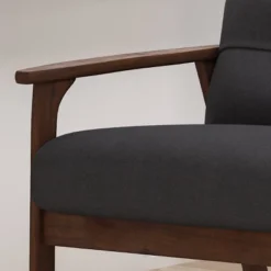 Set Of 2 Duluth Mid-Century Armchairs Black - Christopher Knight Home -Ckhome2u Store GUEST dc8fc1d9 178f 4690 8809 b4d4334ea1a0