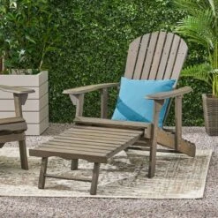 Christopher Knight Home Outdoor Acacia Wood Reclining Adirondack Chair With Expandable Footrest -Ckhome2u Store GUEST ddc510a0 45e0 4ee7 a13a ae4287e00c95