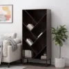65" Bucy Modern Industrial 6 Shelf V Bookcase Dark Gray/Black - Christopher Knight Home -Ckhome2u Store GUEST de1f531d 4f47 4bfd b989 9f7a68013da3
