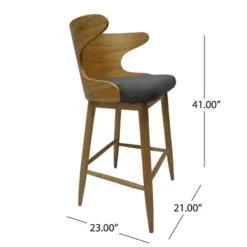 Set Of 2 Kamryn Mid Century Modern Barstool - Christopher Knight Home 16 Set Of 2 Kamryn Mid Century Modern Barstool - Christopher Knight Home -Ckhome2u Store GUEST de2b2fe5 1158 491d 97e8 3fe96a18bdaa