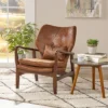 Haddie Mid Century Modern Microfiber Club Chair Brown - Christopher Knight Home -Ckhome2u Store GUEST dfa0cac4 427b 4a00 976d ff30682842f6