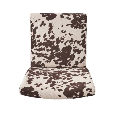 Kassi Cowhide Print Upholstered Accent Chair - Christopher Knight Home 1 Kassi Cowhide Print Upholstered Accent Chair - Christopher Knight Home