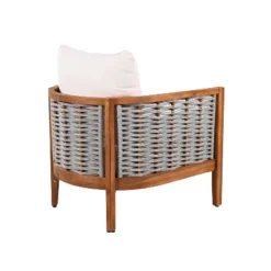 Christopher Knight Home Liliana Modern Patio Acacia Wood Woven Rope Armchair With Thick Cushions -Ckhome2u Store GUEST e4237b3d 3d48 4263 b1f3 2567e9e7b2b9
