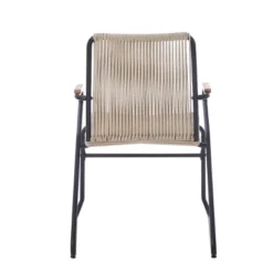 Christopher Knight Home Brook Modern Outdoor Iron And Rope Weave Club Chairs (Set Of 2) -Ckhome2u Store GUEST e6de32da 4a31 4386 bb50 74c030e82619