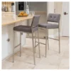 Set Of 2 Qyto 30" Fabric Barstool Light Gray - Christopher Knight Home -Ckhome2u Store GUEST e8037036 a906 4a2f 8932 409d2f42841b