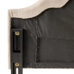 Contemporary Upholstered Headboard With Button Tufted Diamond Stitch & Nailhead Accents, Queen/Full Size Headboard -Christopher Knight Home -Ckhome2u Store GUEST e84166ad 73d6 4a25 b37d c0b70b334b8a