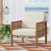 Christopher Knight Home Zelda Outdoor Acacia Wood And Wicker Club Chair
