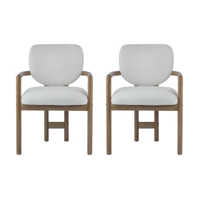 Christopher Knight Home Edge Modern Rubberwood Upholstered Dining Chairs (Set Of 2) 10 Christopher Knight Home Edge Modern Rubberwood Upholstered Dining Chairs (Set Of 2) - Image 10