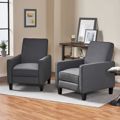 Set Of 2 Darvis Contemporary Recliners - Christopher Knight Home 9 Set Of 2 Darvis Contemporary Recliners - Christopher Knight Home - Image 9