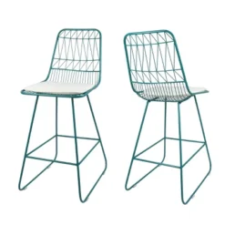 Set Of 2 Walcott Modern Iron Counter Height Barstools - Christopher Knight Home -Ckhome2u Store GUEST eadf8e62 85c3 4da1 ba3c 20ce8603ae99
