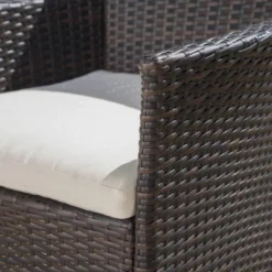 Jacks 6pc Acacia Wood & Wicker Patio Dining Set - Brown - Christopher Knight Home -Ckhome2u Store GUEST ece06464 8447 4cb7 a0ca 075d481ca249