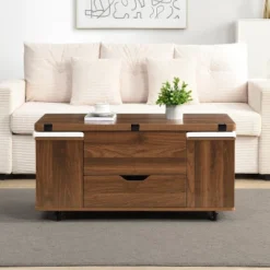 Christopher Knight Home Olia Modern Multi-Functional Lift-Top Coffee Table With Hidden Storage, 4 Stools And Lockable Wheels -Ckhome2u Store GUEST ecfc0327 8be2 4c5a 8972 65bec159be6f