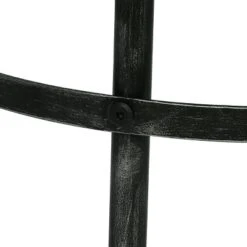 Rivet Modern Industrial Handcrafted Round Mango Wood Side Table Brown/Antique Gunmetal - Christopher Knight Home -Ckhome2u Store GUEST edaffc3f b2db 41a3 8a50 c9743ee2763f