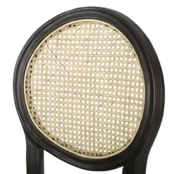 2pc Govan French Country Wooden Counter Height Barstools With Upholstered Seating Charcoal/Black - Christopher Knight Home -Ckhome2u Store GUEST ee9425cd eff3 4512 aa99 06c1f3b41f9f