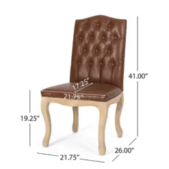 2pk Shylo Contemporary Faux Leather Dining Chairs - Christopher Knight Home -Ckhome2u Store GUEST ef4e4442 f5fc 4e7a a6c0 64a213ffc510