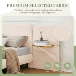 Christopher Knight Home Lindis Modern Upholstered Bed With 2 Built-in Shelves 12 Christopher Knight Home Lindis Modern Upholstered Bed With 2 Built-in Shelves -Ckhome2u Store GUEST f065e815 75b2 42ec a690 6dad82833a7a